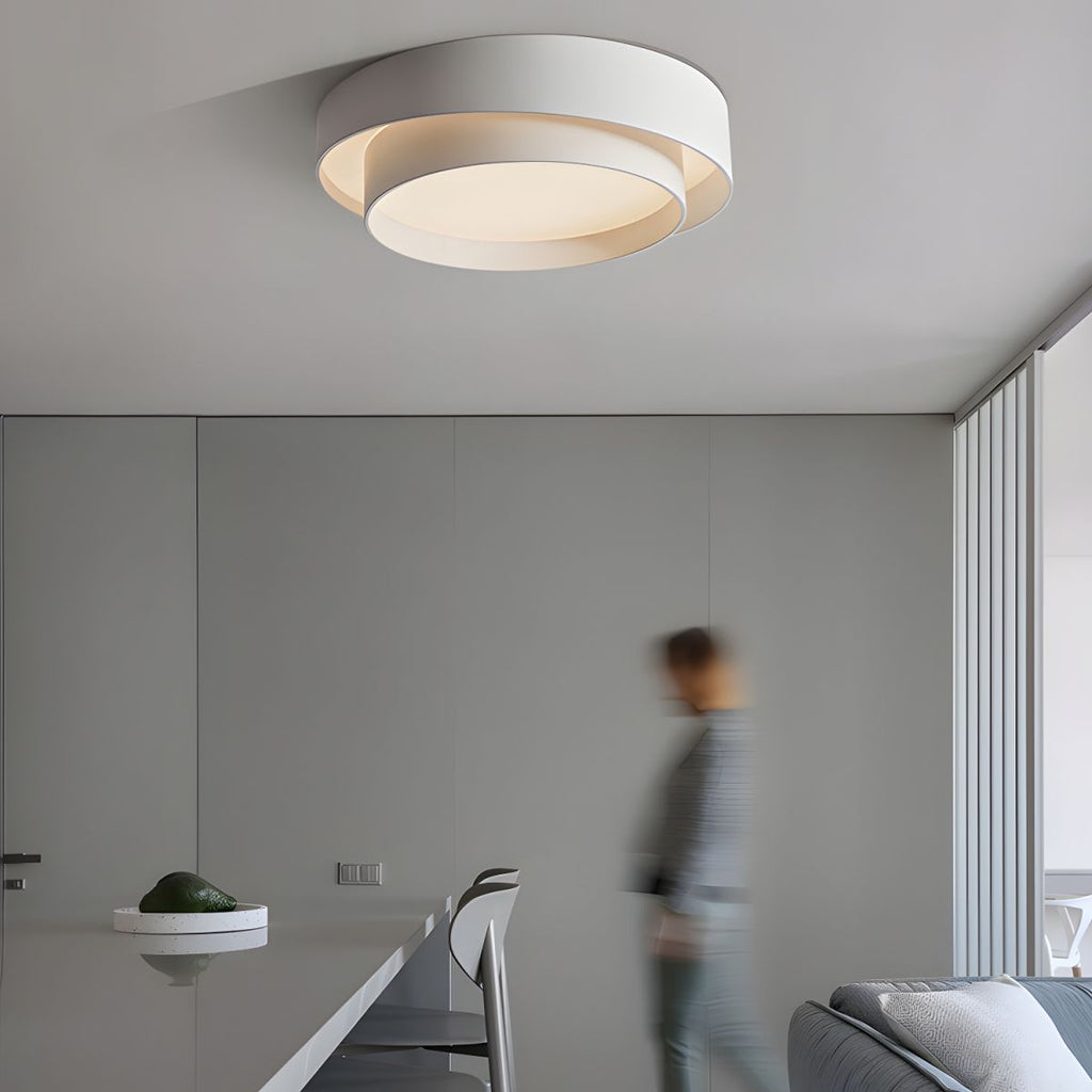 Nordic White Aluminum Ceiling Light