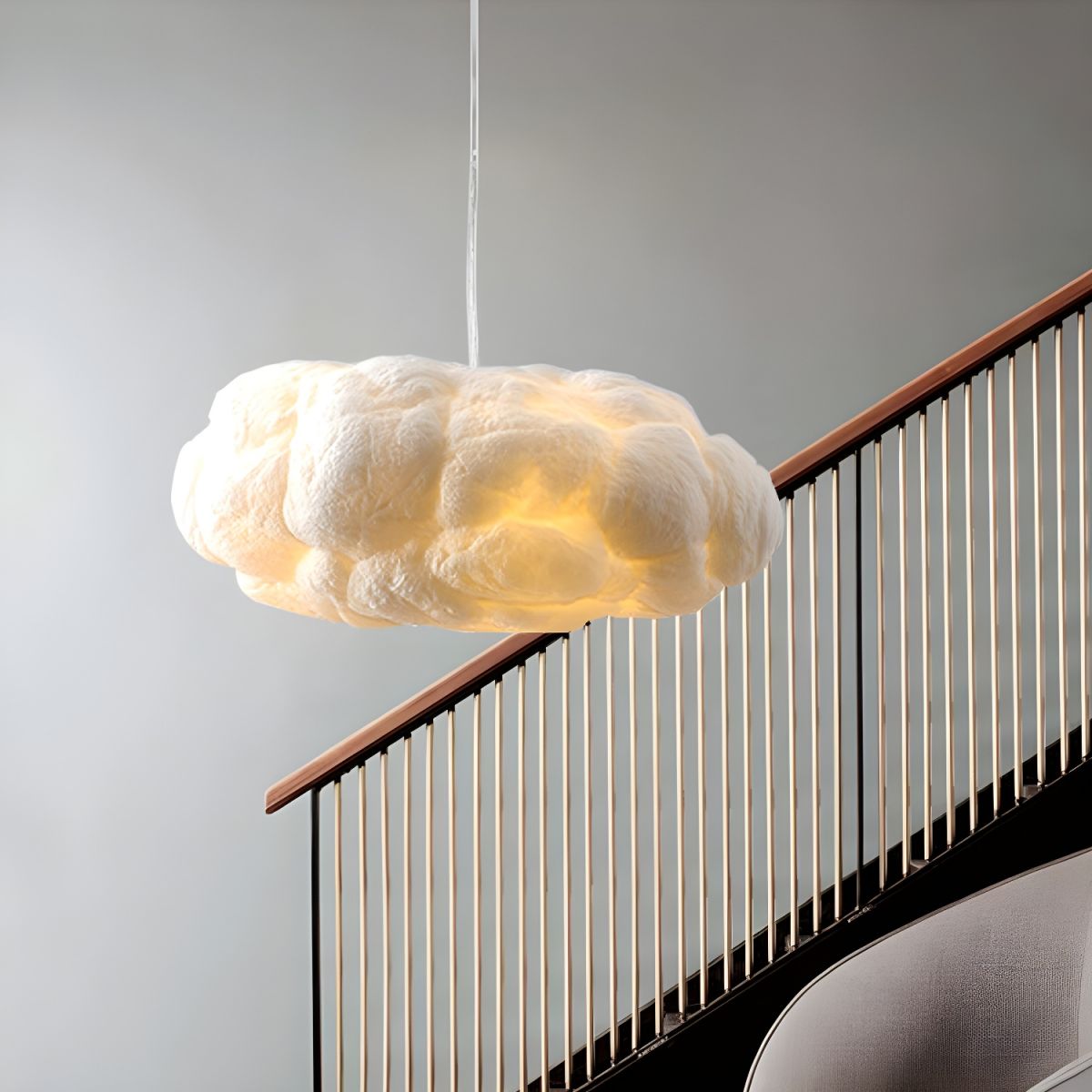 Luminous Cotton Cloud Pendant Light