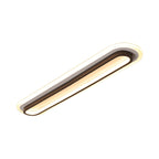 Oval Flush Light with Acrylic Glow