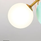 Modern Sputnik Semi Flush Mount Ceiling Light