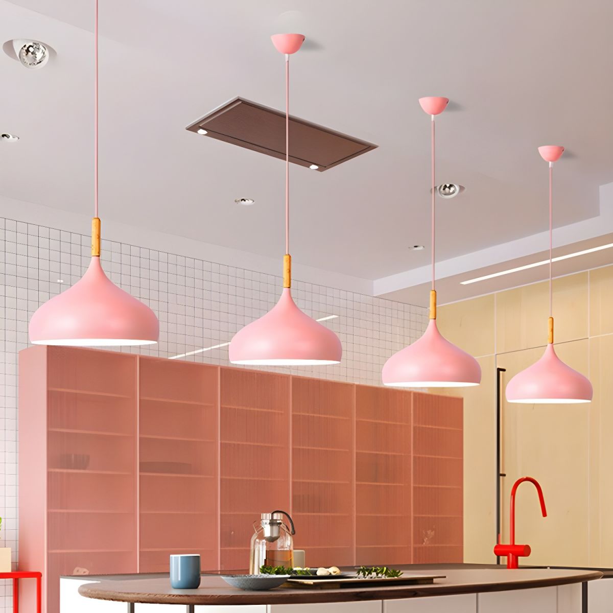Nordic Metal Teardrop Flush Light