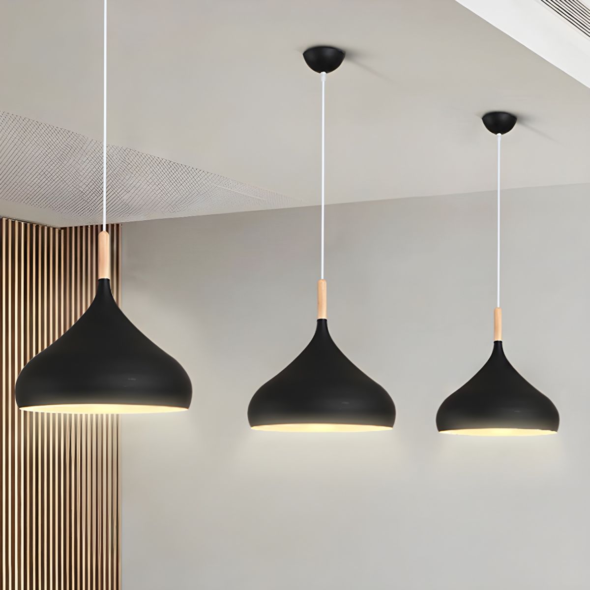 Nordic Metal Teardrop Flush Light