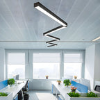Sleek Architectural Metal Bar Pendant Light