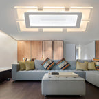 Modern Rectilinear Acrylic Flush Mount