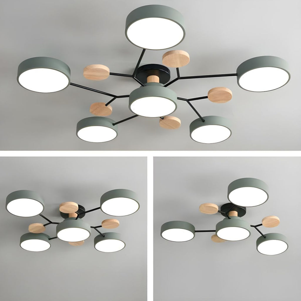 Macaron Glass Cluster Ceiling Light