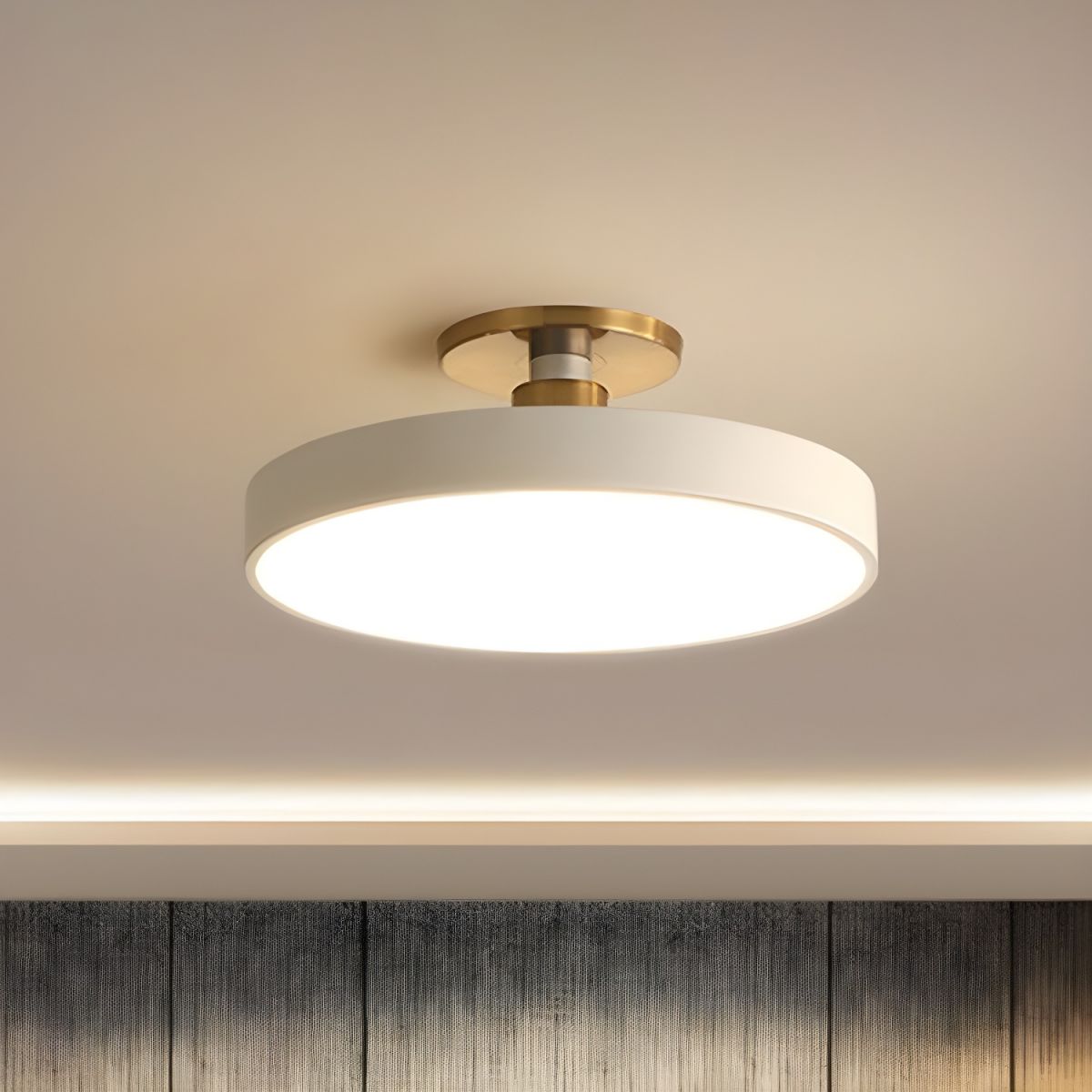 Nordic Luxe Acrylic Disc Ceiling Light