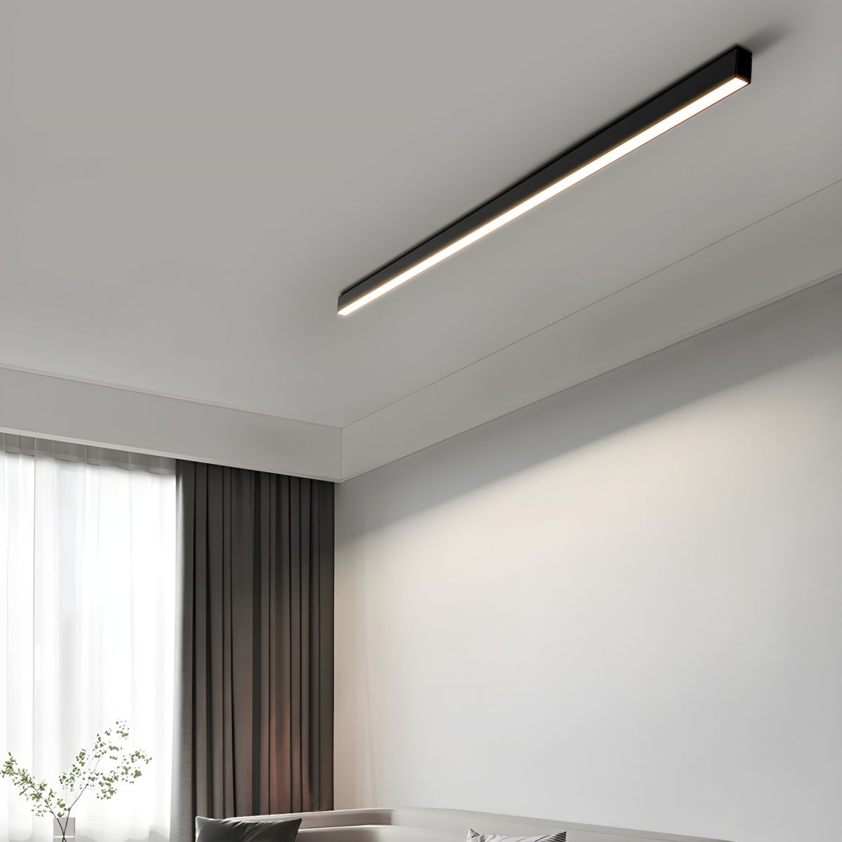 Minimalist Architectural Strip Ceiling Light