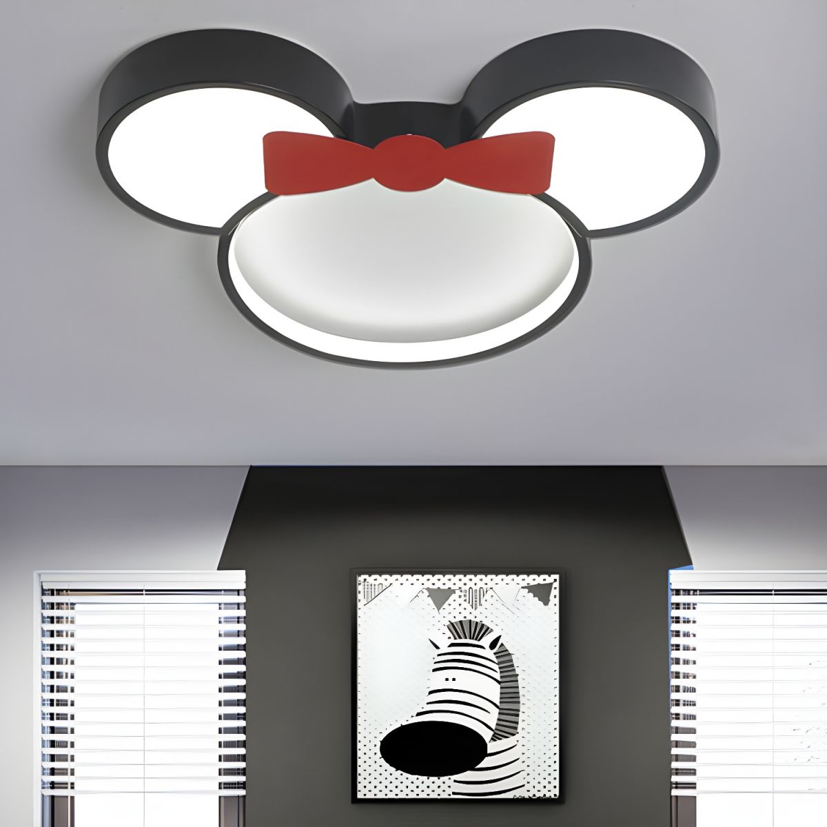 Acrylic Cartoon Mouse Ceiling Light