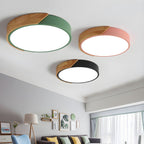 Minimalist Macaron Halo Ceiling Light