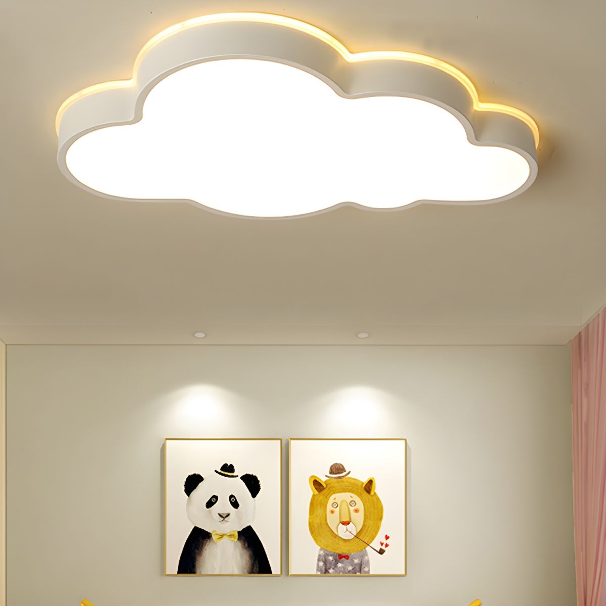 Cloud Slim Panel Flush Mount Light