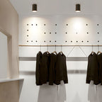 Architectural Matte Black Cylinder Flush Mount