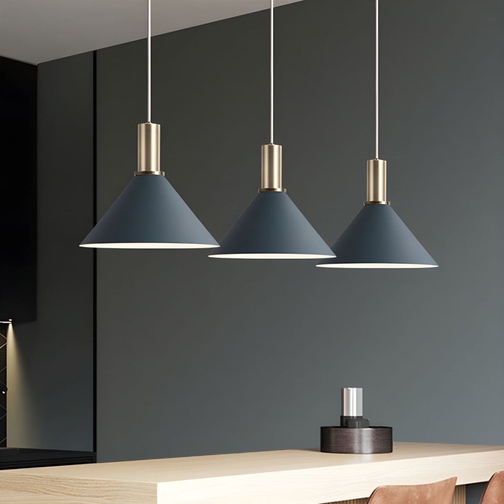 Contemporary Nordic 3-Light Cone Pendant