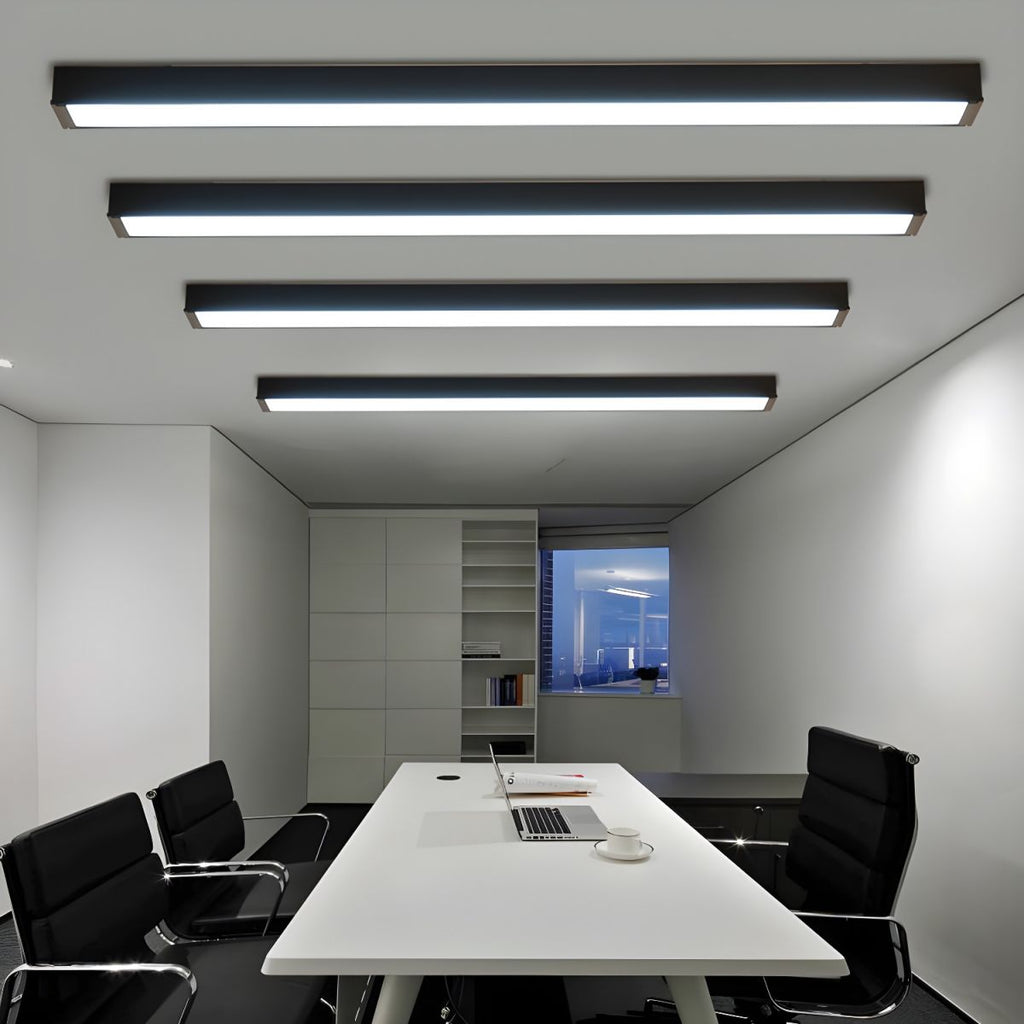 Sleek Architectural Metal Bar Pendant Light