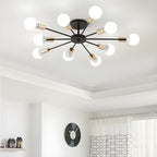 Artisan Black Gold Sputnik Ceiling Light