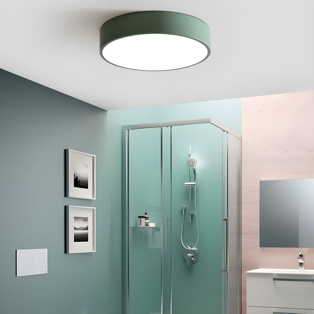 Ultra Slim Nordic Semi Flush Mount Light