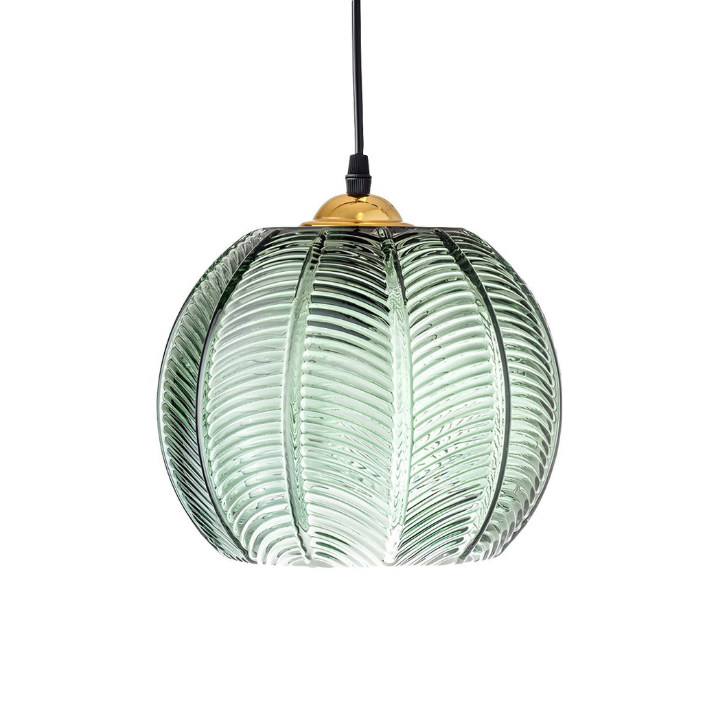 Modernist Glass Cylinder Hanging Light