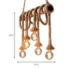Artisan Rope Suspension Ceiling Light