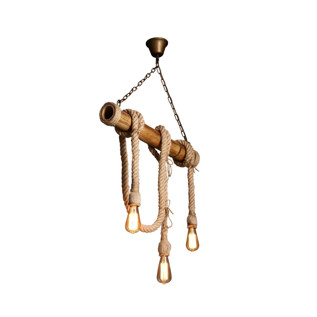 Artisan Rope Suspension Ceiling Light