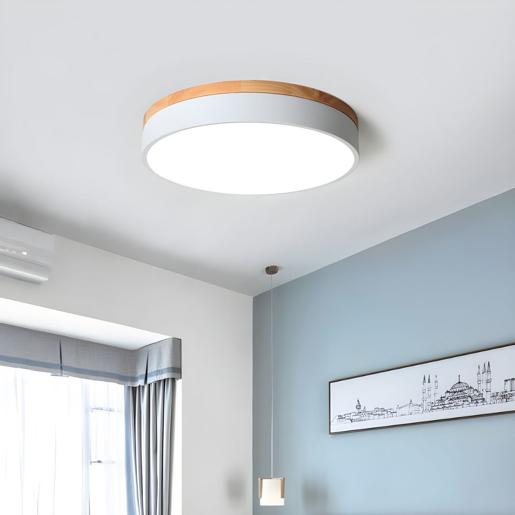 Modern Macaron Drum Ceiling Light