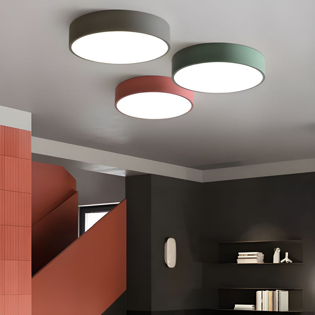 Ultra Slim Nordic Semi Flush Mount Light