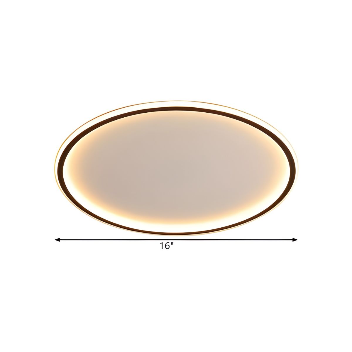 Nordic Style Black Halo Ceiling Light