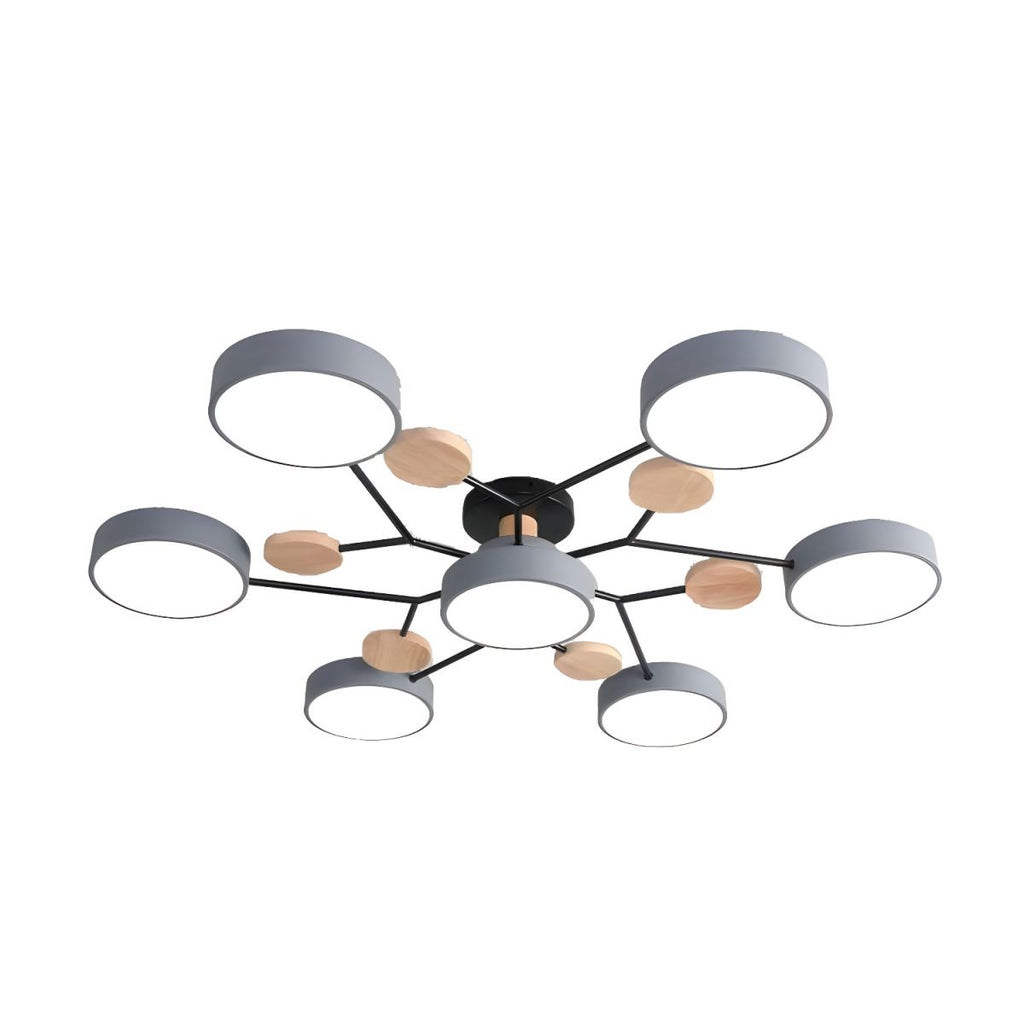 Macaron Glass Cluster Ceiling Light