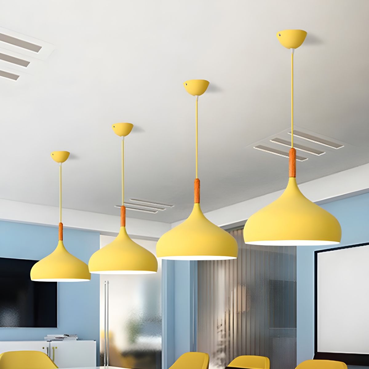 Nordic Metal Teardrop Flush Light