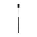 Tubular Black Cylinder Hanging Light