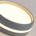 Modern Drum Flush Mount Ceiling Light