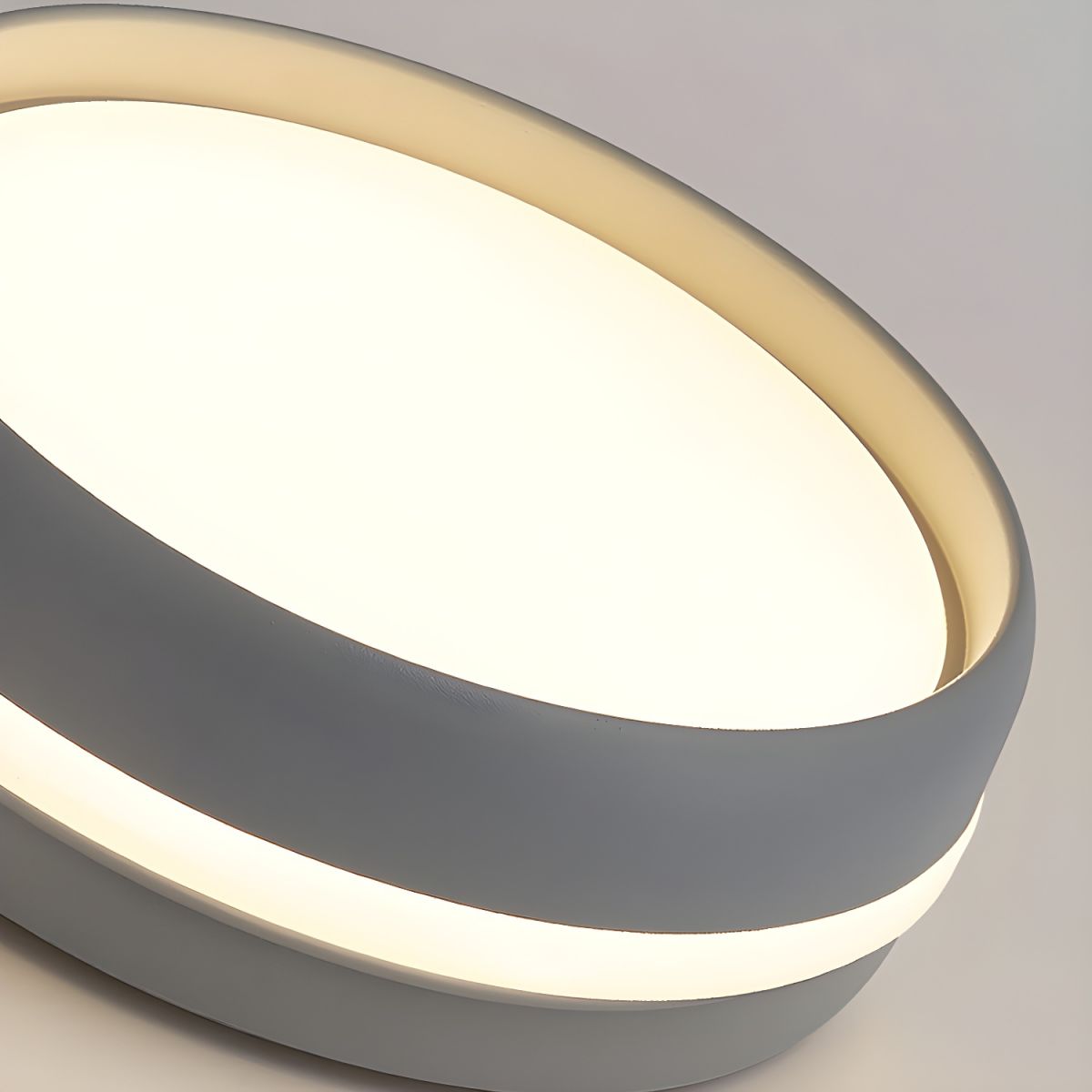 Modern Drum Flush Mount Ceiling Light