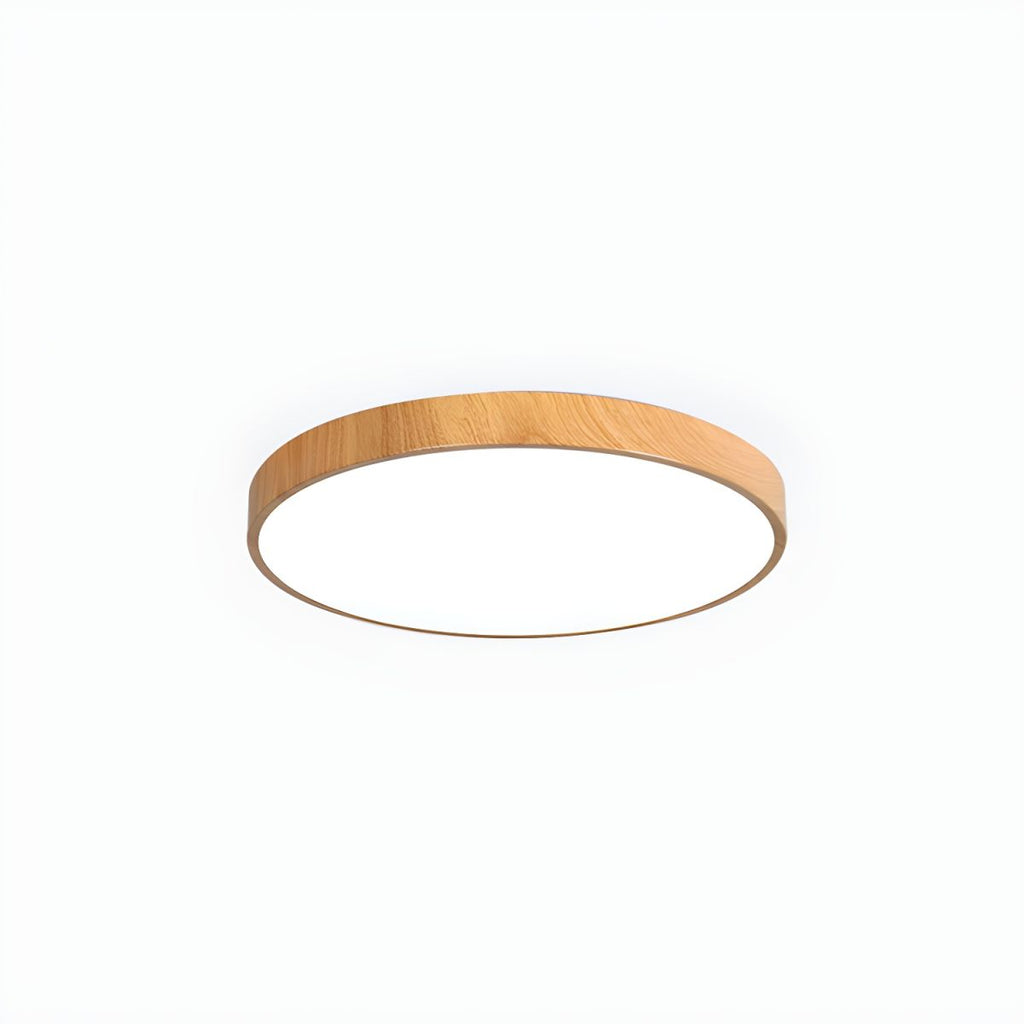 Minimalist Nordic Wood Halo Ceiling Sculpture