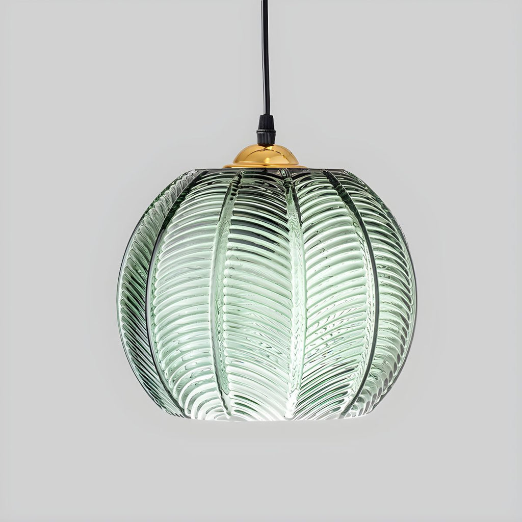 Modernist Glass Cylinder Hanging Light