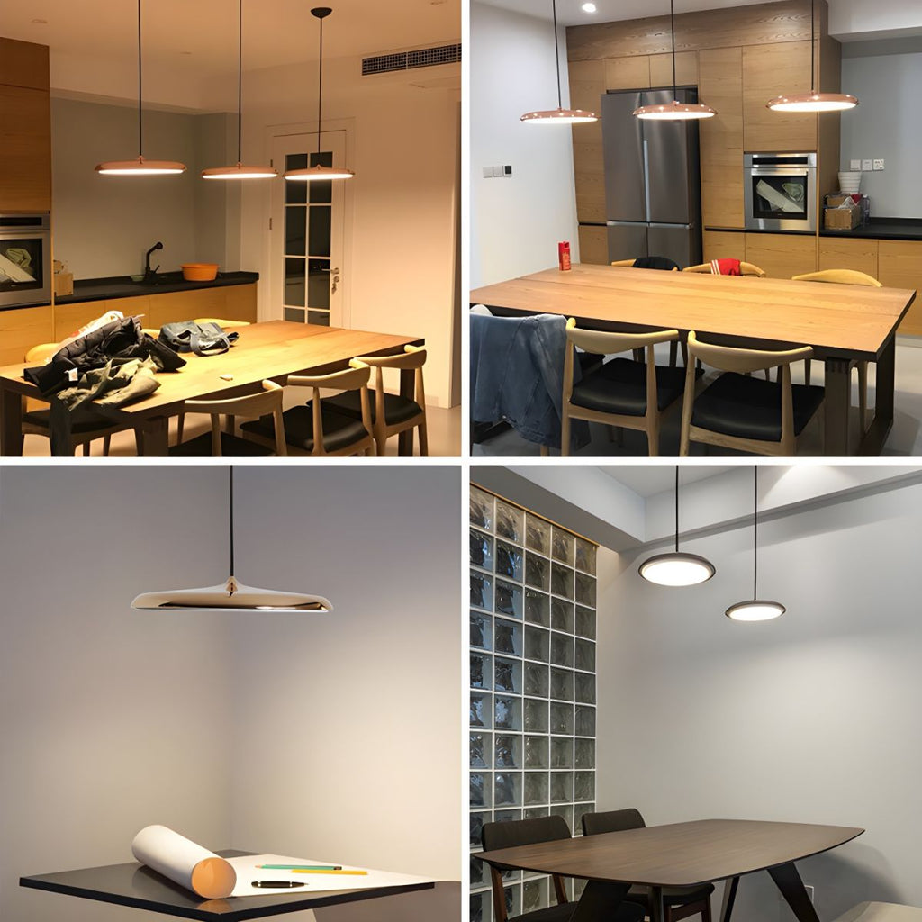Contemporary Macaron Halo Ceiling Pendant
