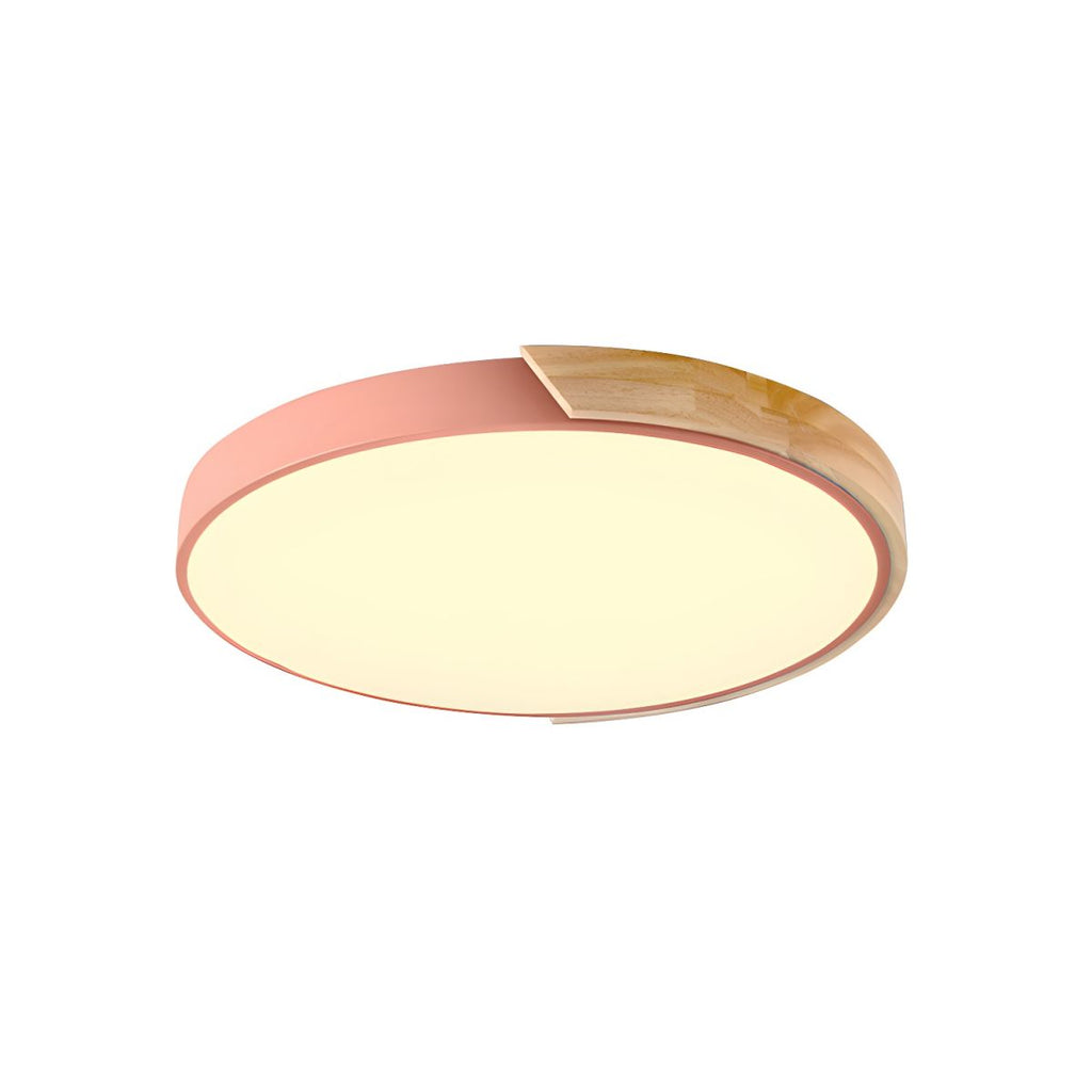 Minimalist Macaron Halo Ceiling Light