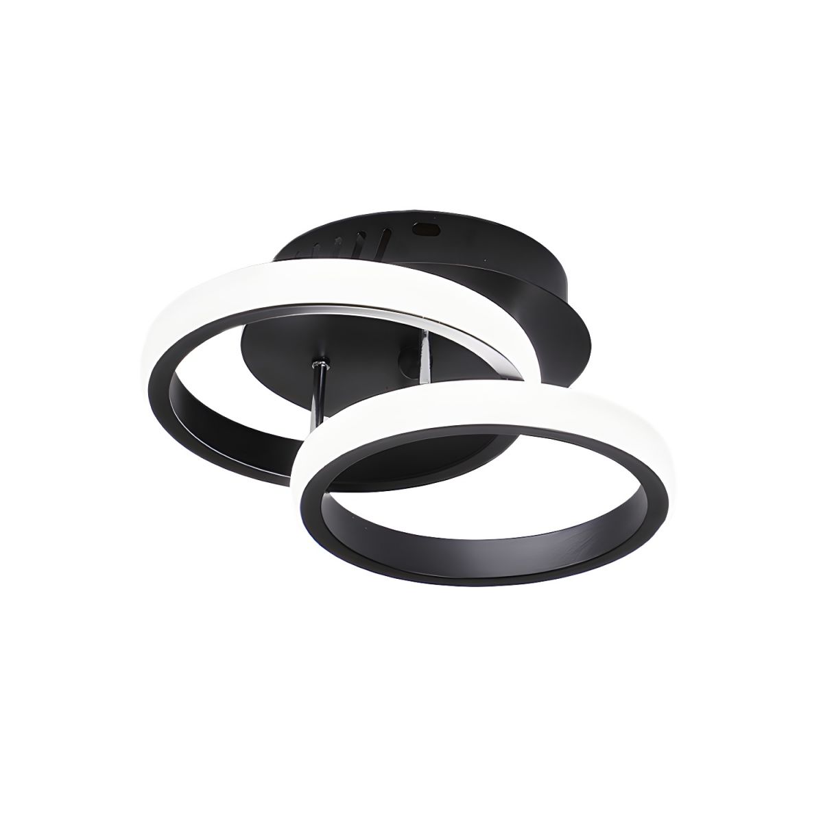 Modern Metal Semi Flush Mount Ceiling Lamp