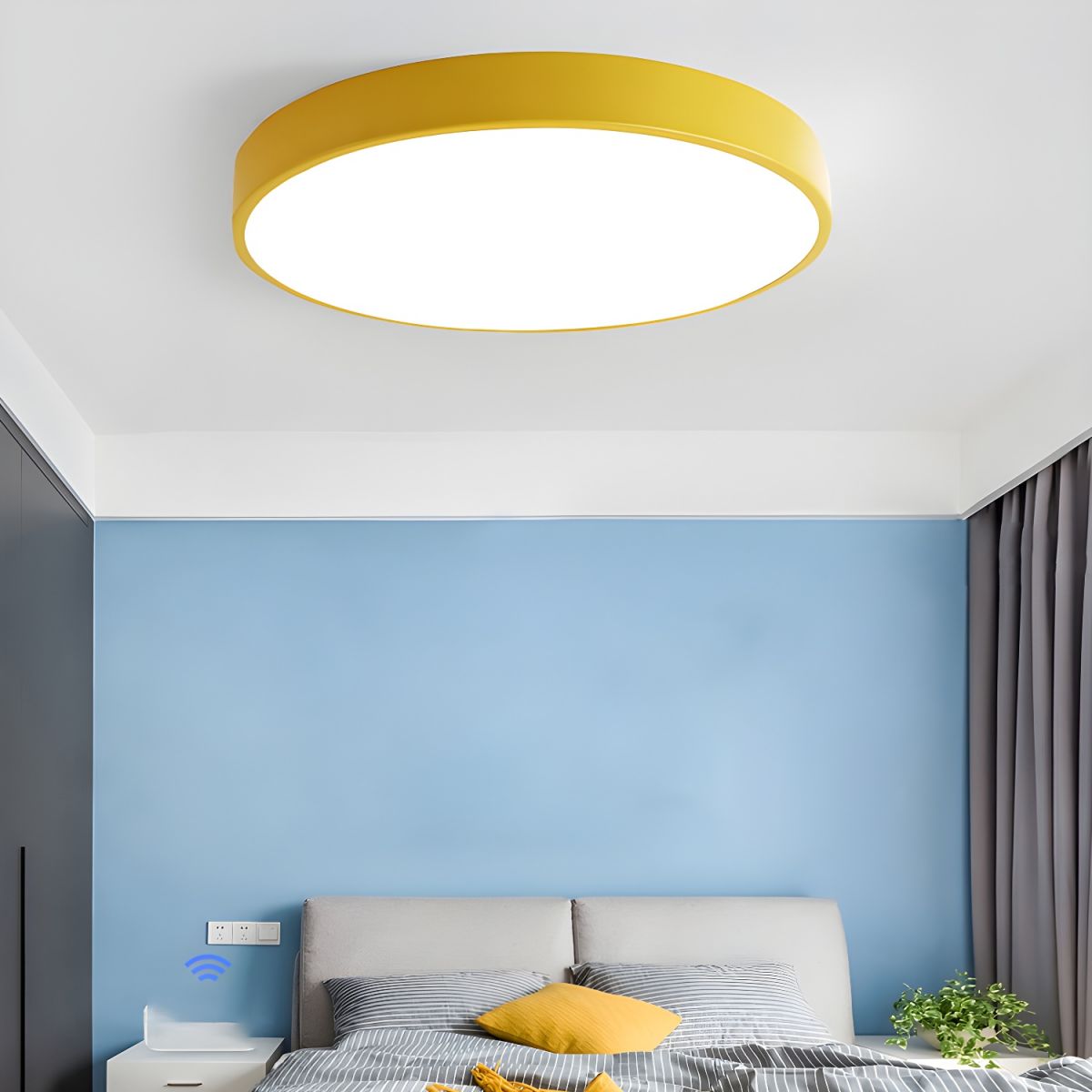 Sculpted Nordic Halo Ceiling Light
