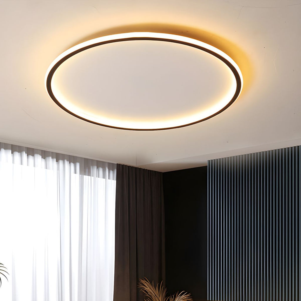 Nordic Style Black Halo Ceiling Light