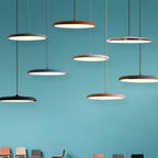 Contemporary Macaron Halo Ceiling Pendant