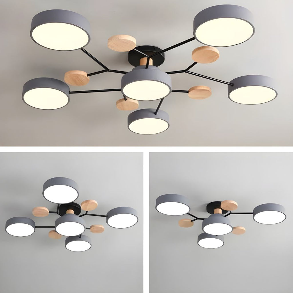 Macaron Glass Cluster Ceiling Light