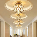 Colonial Star Semi-Flush Mount