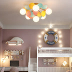 Modern Sputnik Semi Flush Mount Ceiling Light