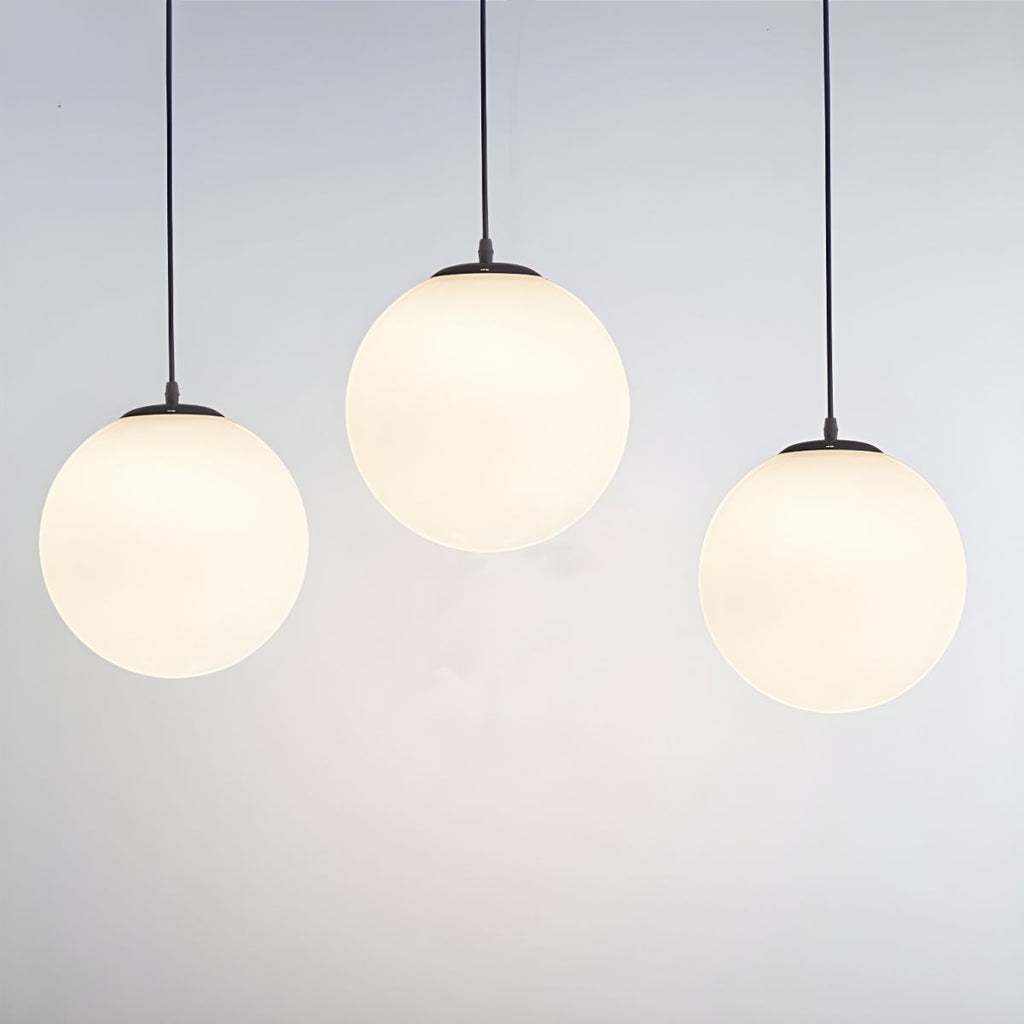 Frosted Globe Pendant Light
