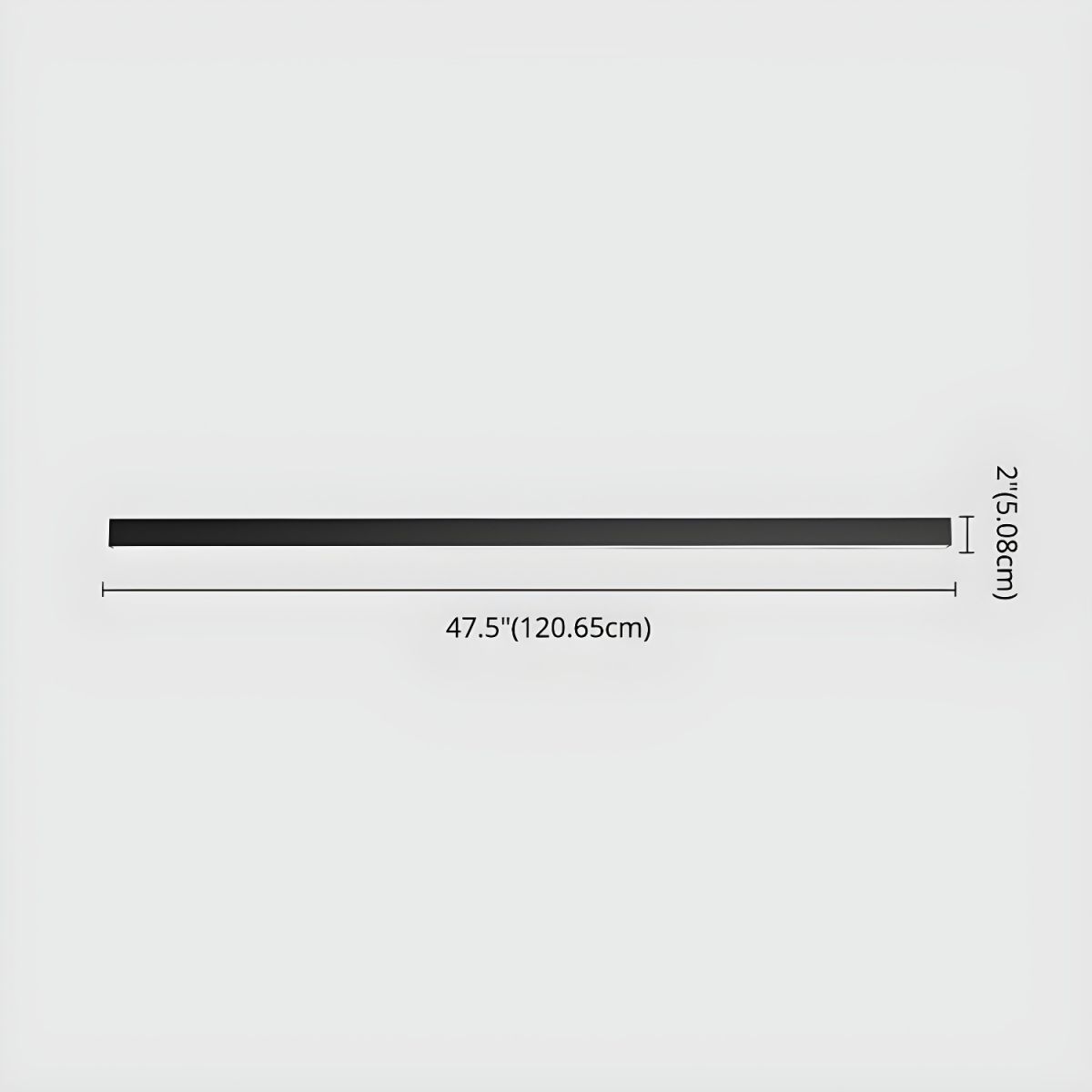 Minimalist Architectural Strip Ceiling Light