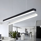 Sleek Architectural Metal Bar Pendant Light