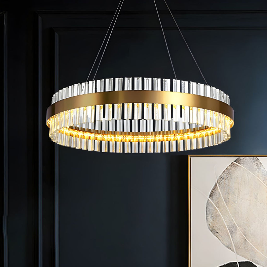 Circular Crystal Ring Chandelier
