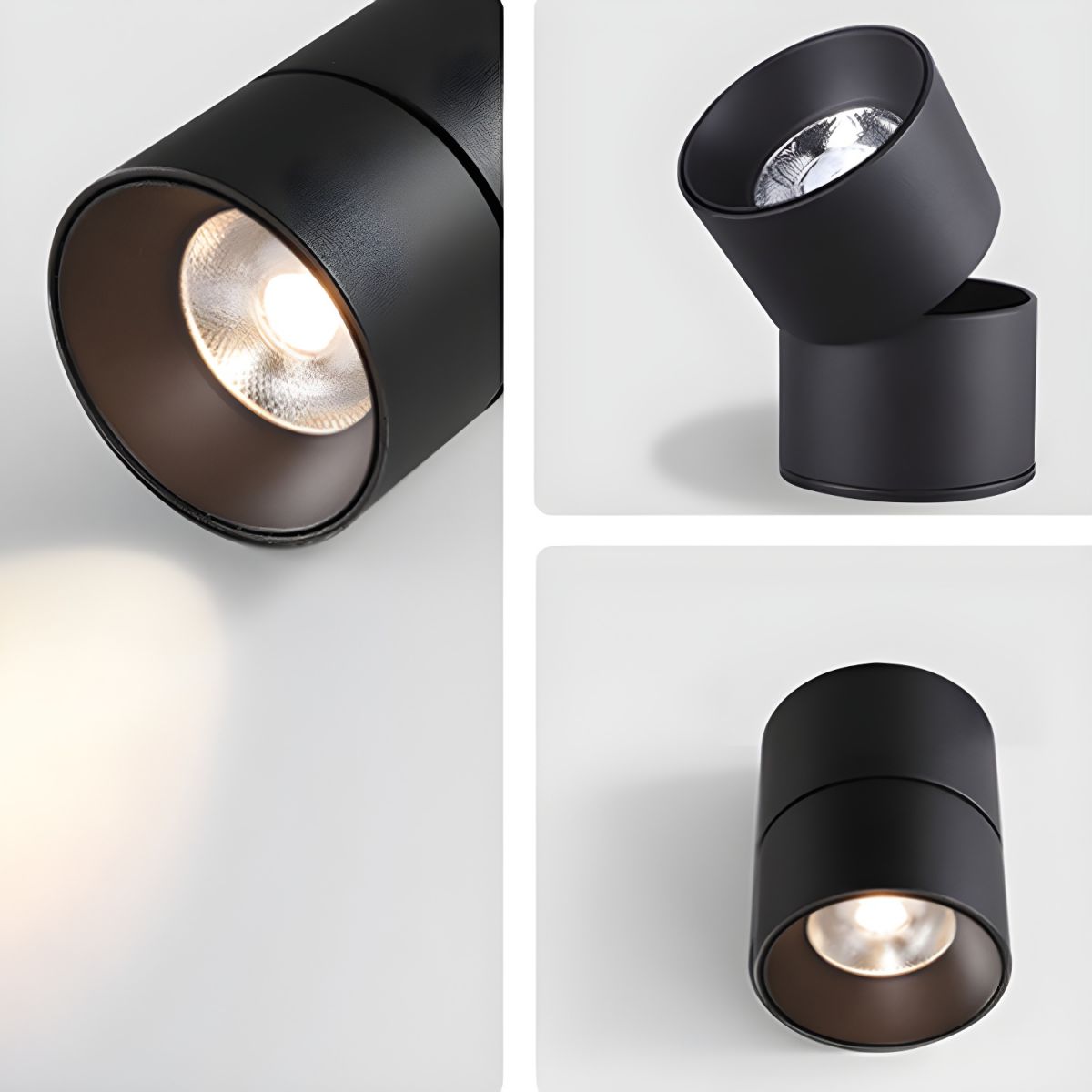 Nordic Minimal Foldable Metal Ceiling Spotlight