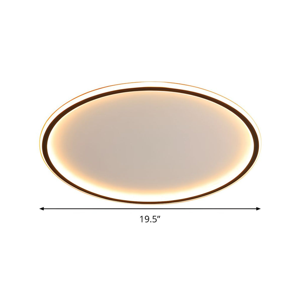 Nordic Style Black Halo Ceiling Light