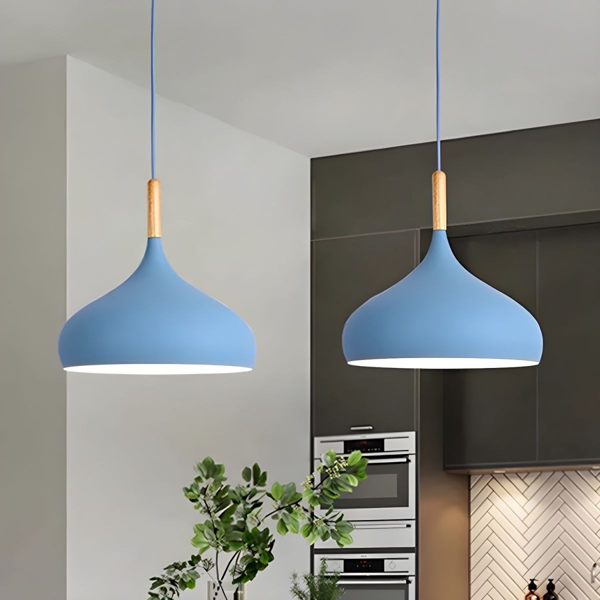 Nordic Metal Teardrop Flush Light