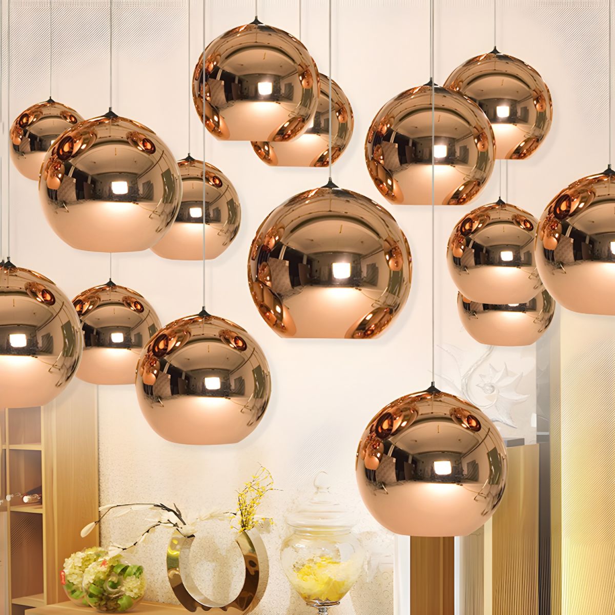 Mirror Ball Ceiling Pendant Light