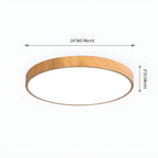 Minimalist Nordic Wood Halo Ceiling Sculpture